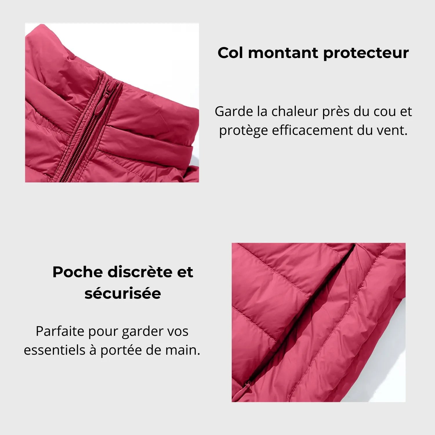 Damen-Warme Daunenjacke