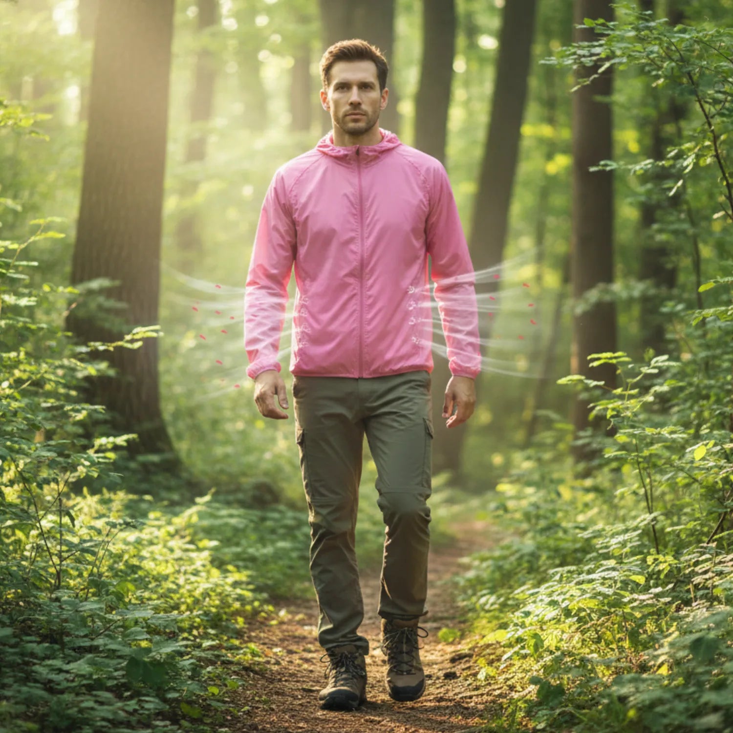 Herren-Leichte Trekkingjacke