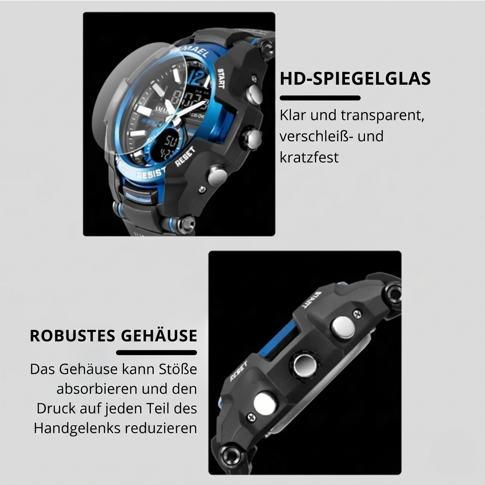 Outdoor-Wanderuhr Robust | Berggrat