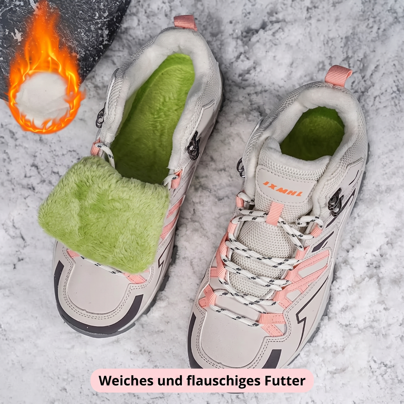 Weiches und flauschiges Futter