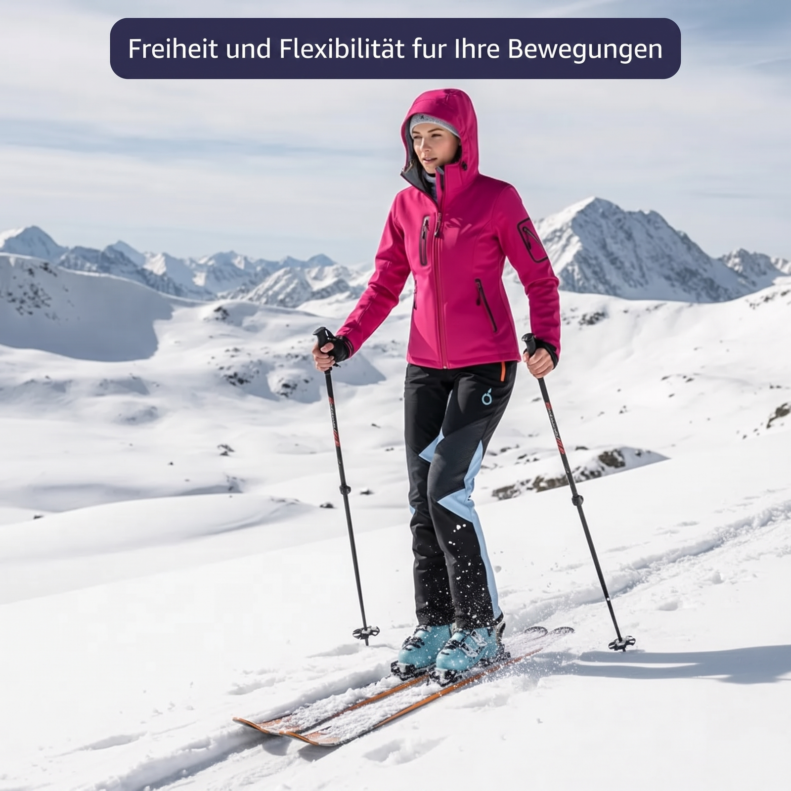 Damen-Skitourenset, Softshell