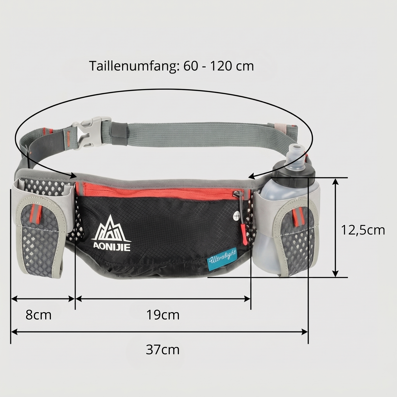 Trailgürtel mit Flaschentaschen | Berggrat