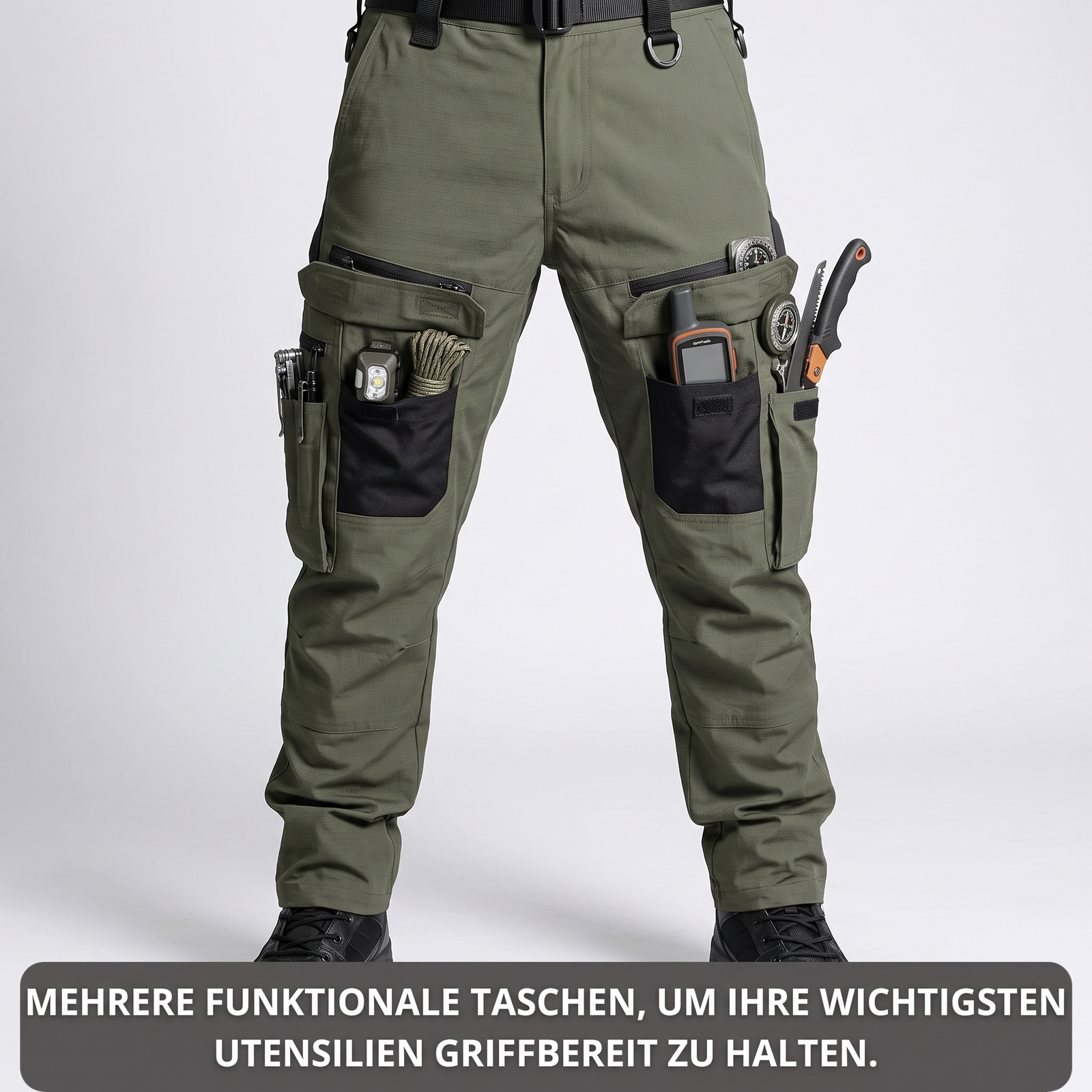Herren Wanderhose 6 Taschen