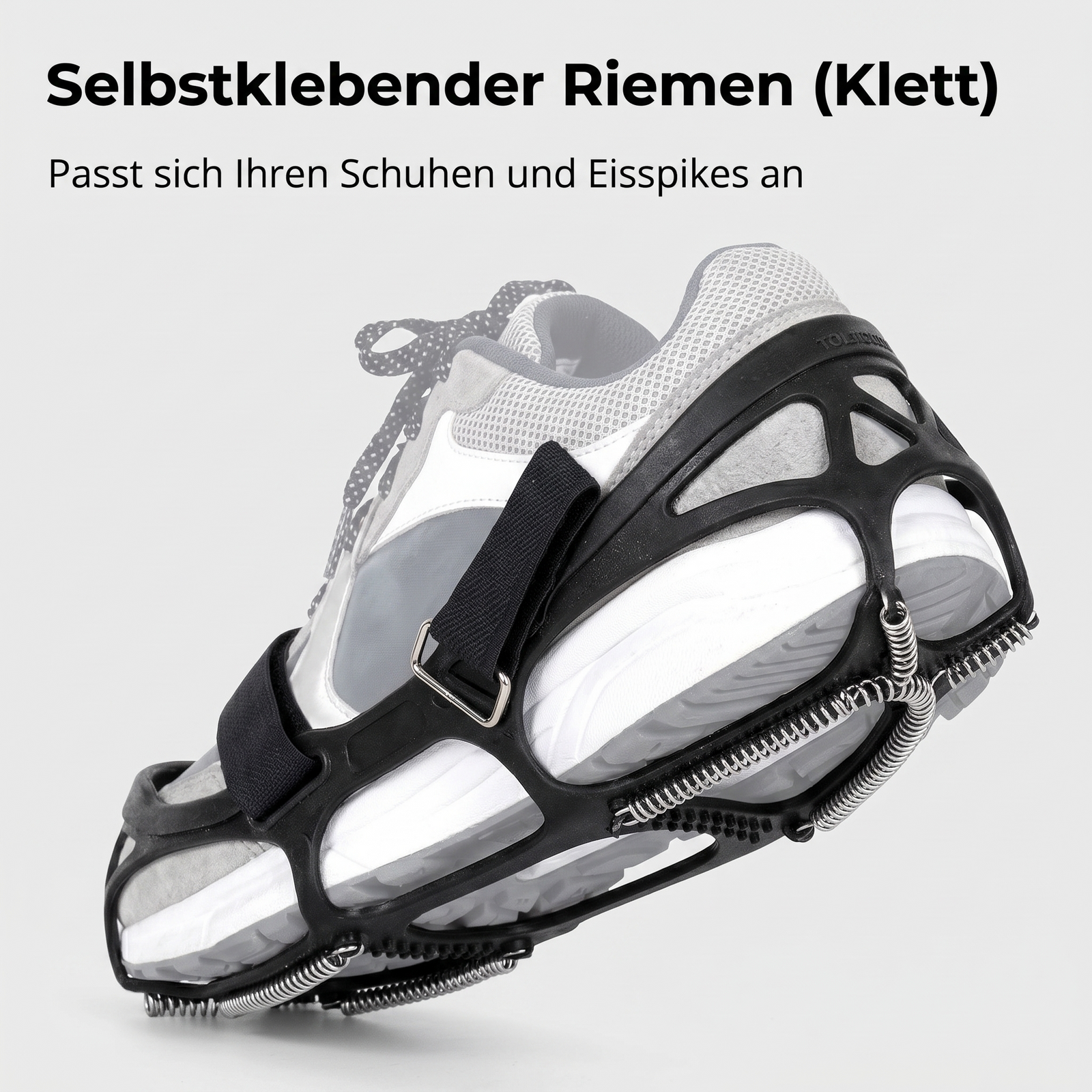 Trail-Krallen für Schnee - Selbstklebender Riemen