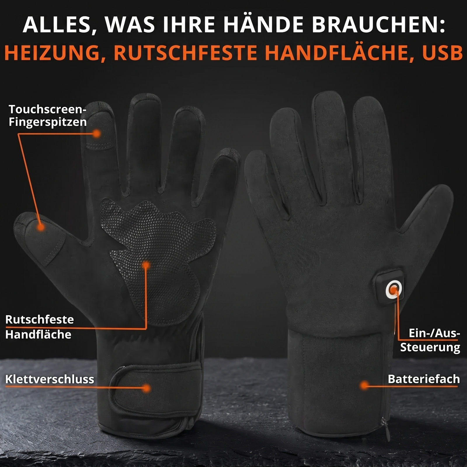 Alles was Ihre Hände brauchen Heizhandschuhe