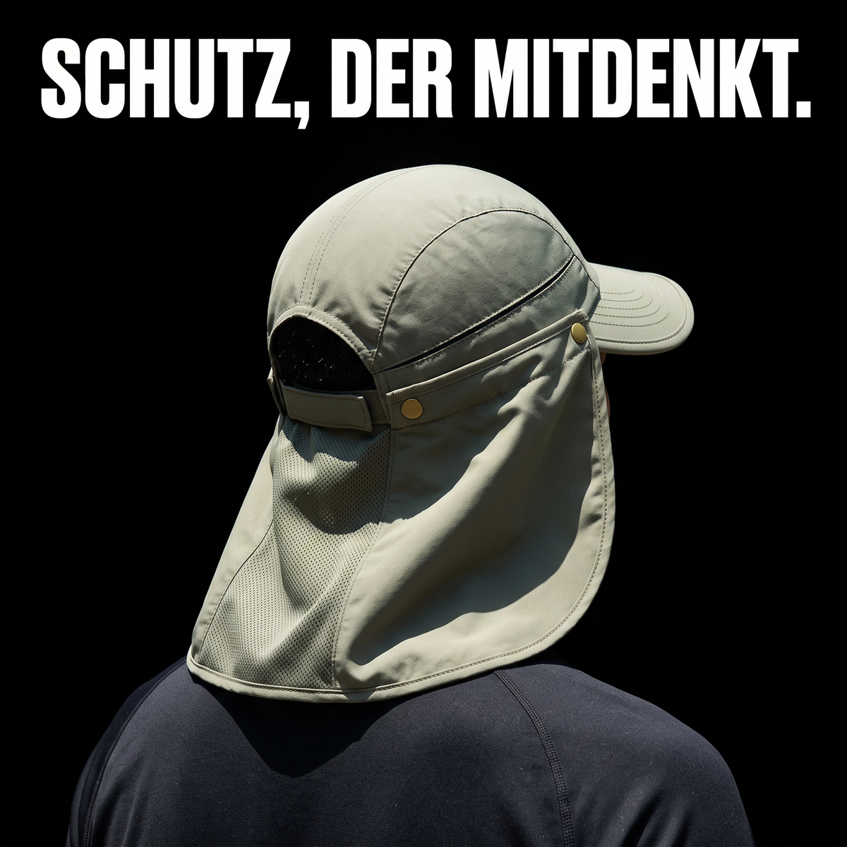 UV-Cap mit Nackenschutz
