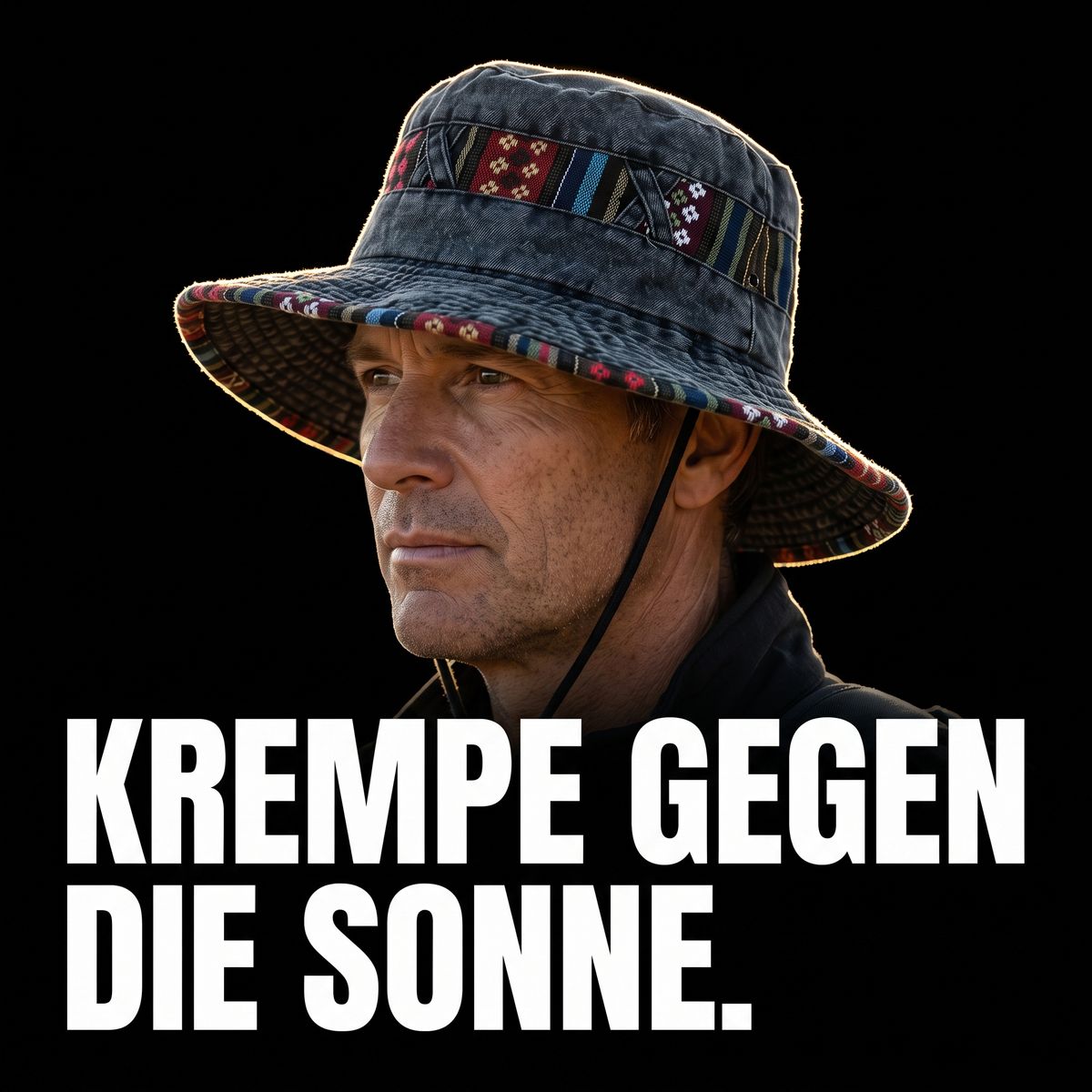 Trekkinghut UV-Schutz Krempe