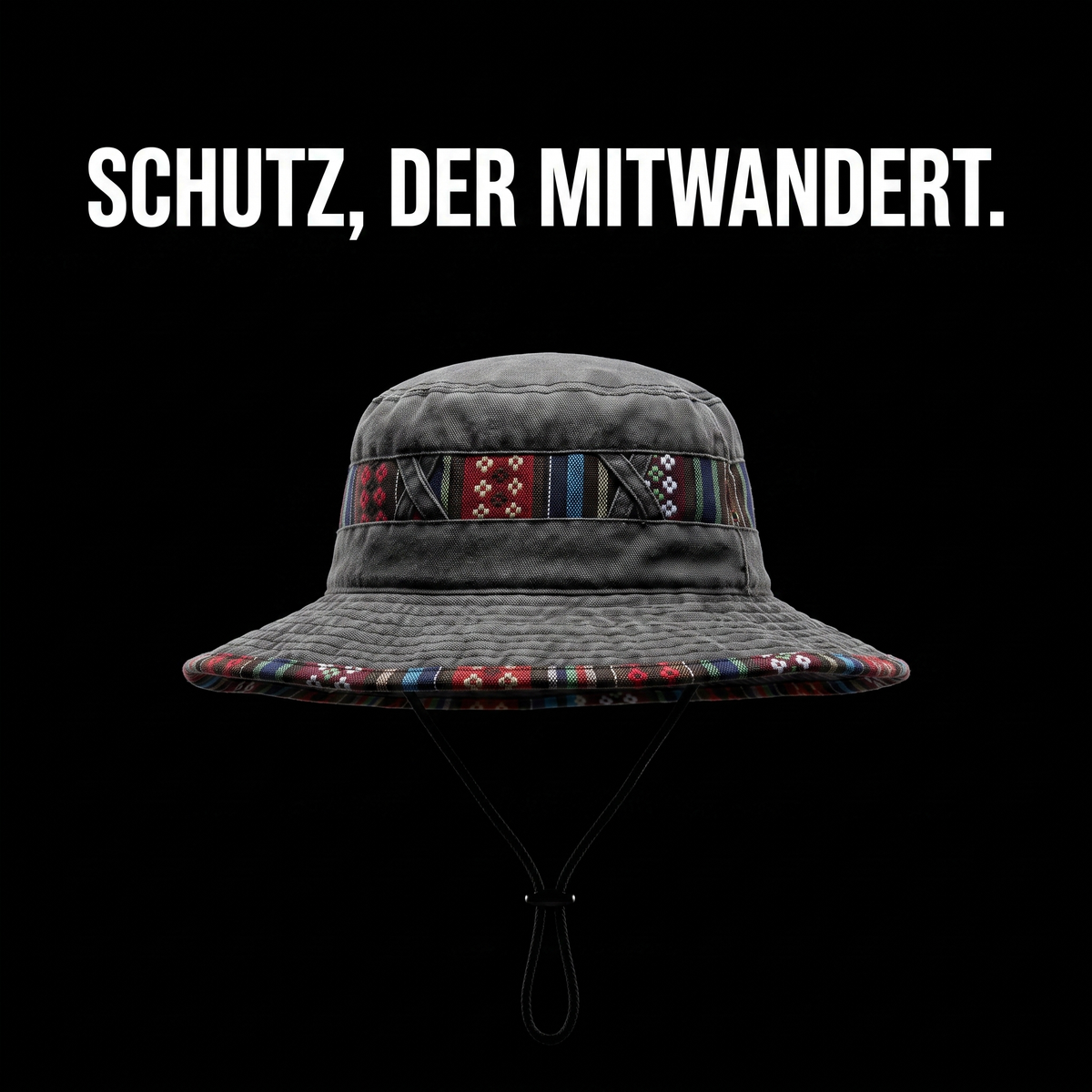 Trekkinghut UV-Schutz Krempe