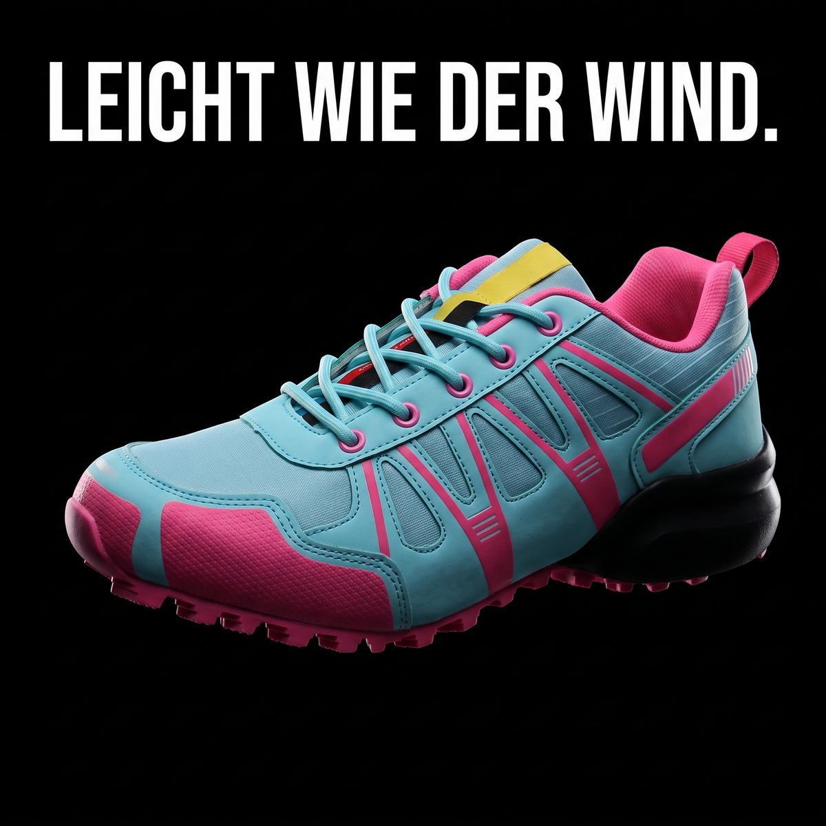 Damen-Wanderschuhe Blau-Rosa - Leicht wie der Wind