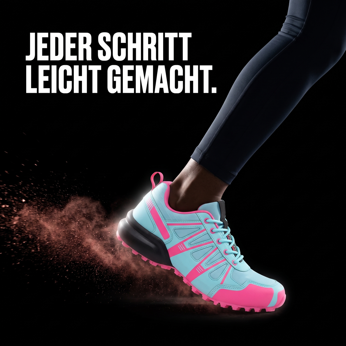 Damen-Wanderschuhe Blau-Rosa - Jeder Schritt leicht gemacht