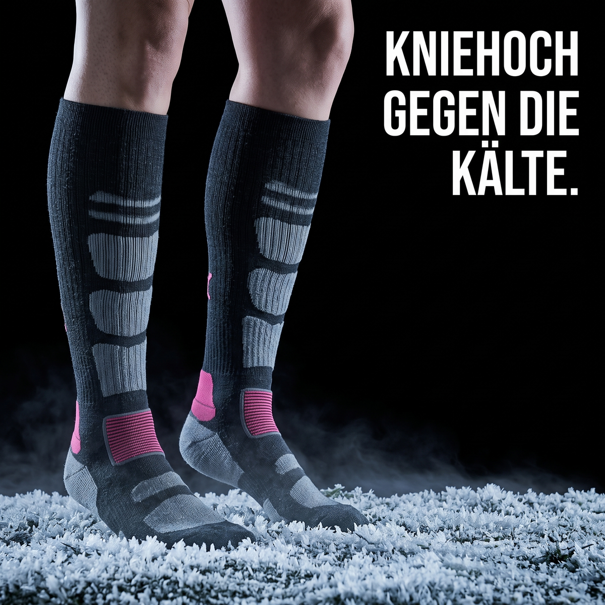 Merino-Wandersocken - Kniehoch gegen die Kälte