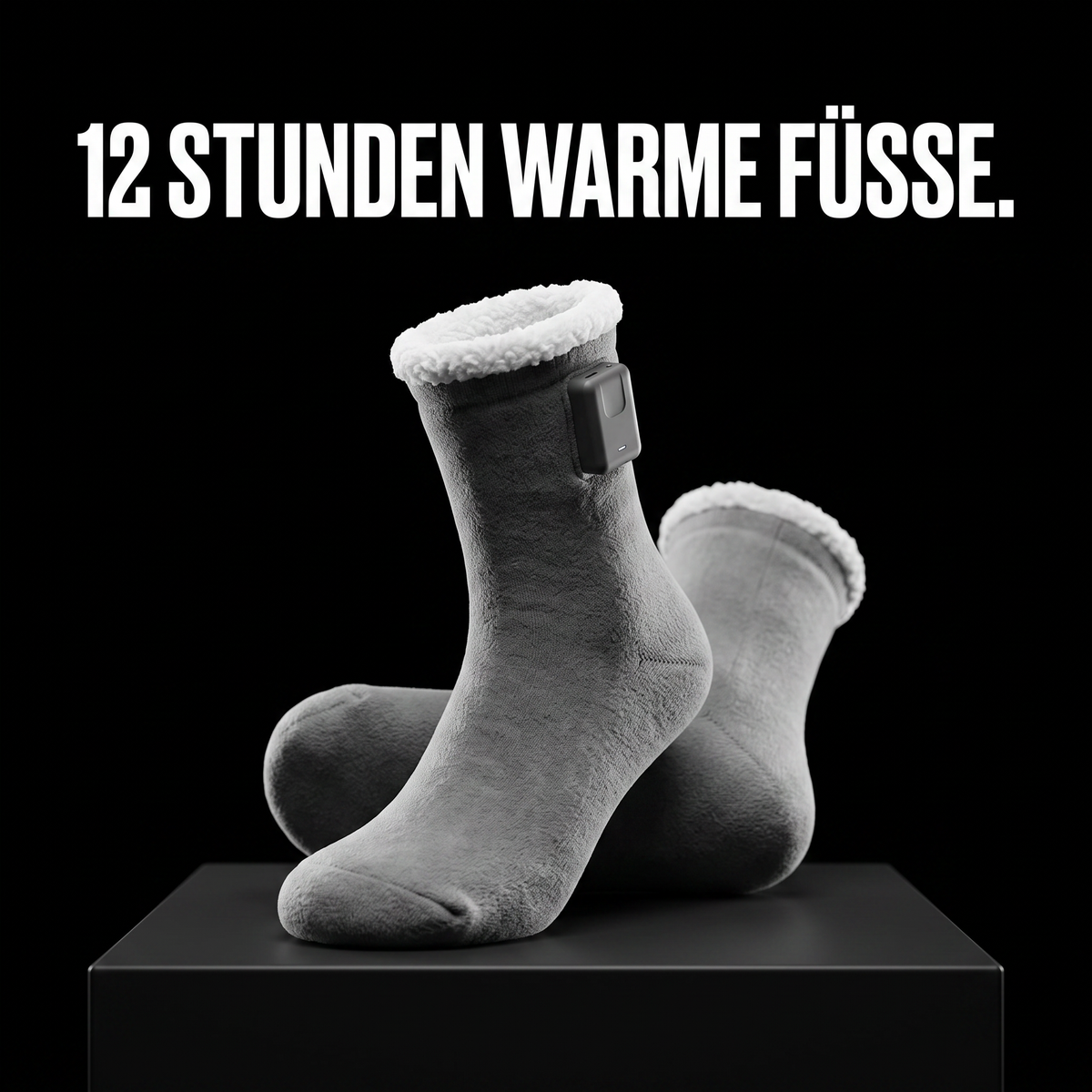 Beheizbare Fleecesocken - 12 Stunden warme Füße