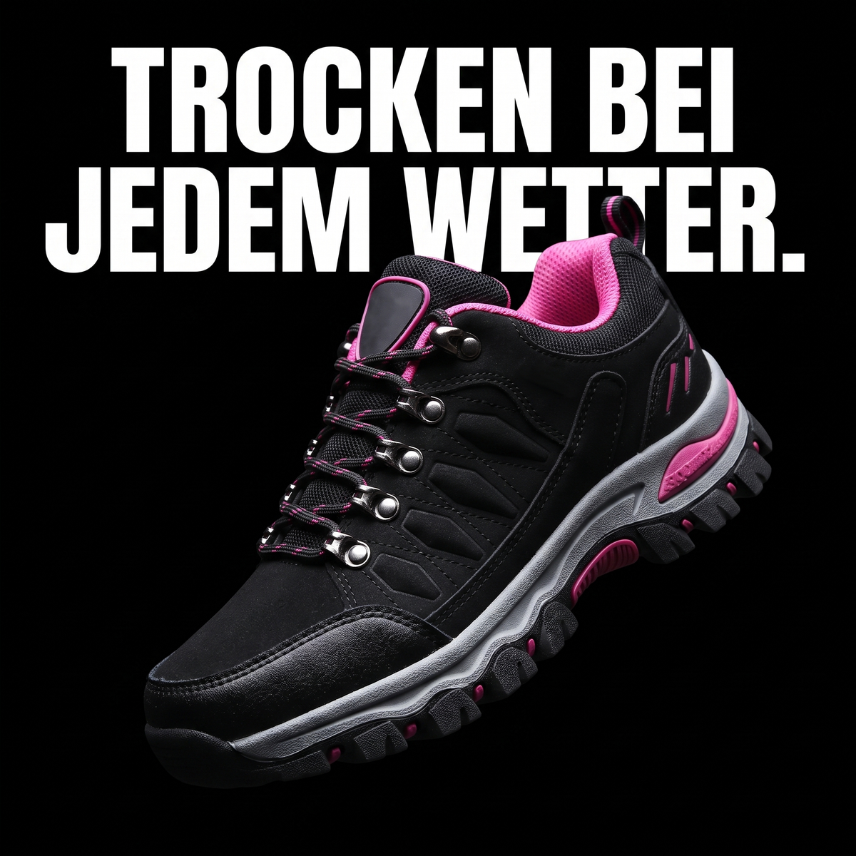 Damen Wanderschuhe wasserdicht – TROCKEN BEI JEDEM WETTER.