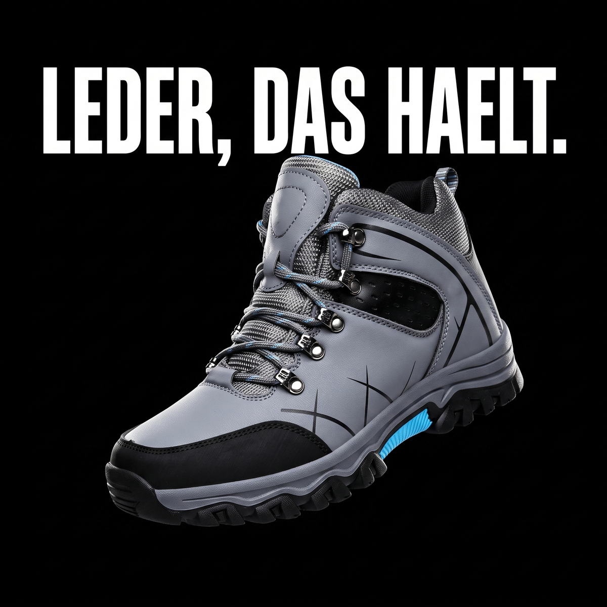 Herren-Leder-Wanderschuhe – LEDER, DAS HAELT.