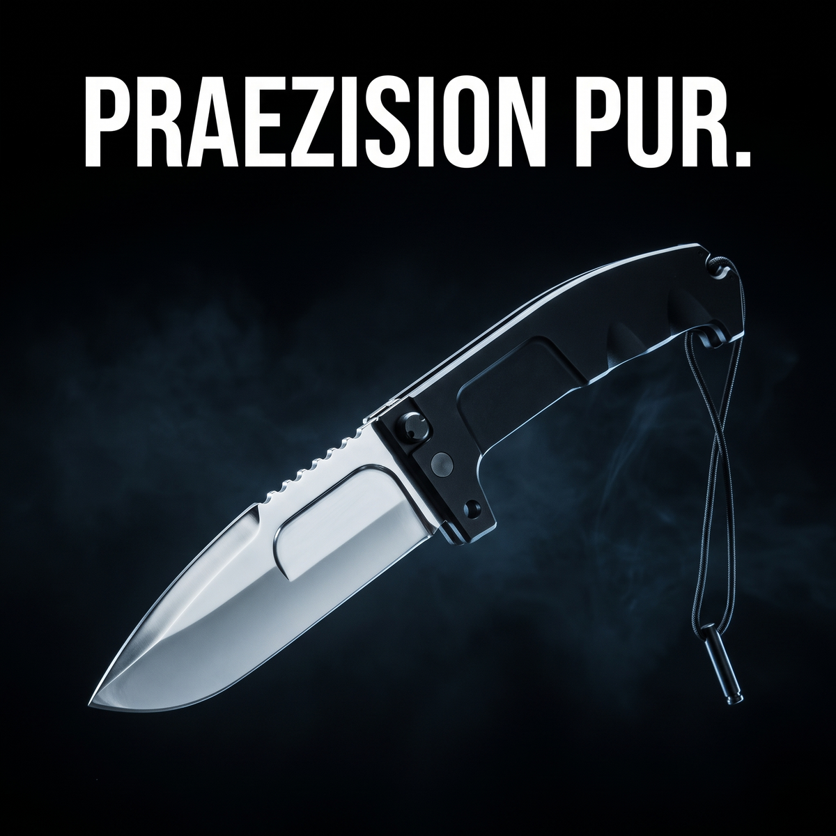 Klappbares Survival-Messer – PRAEZISION PUR.