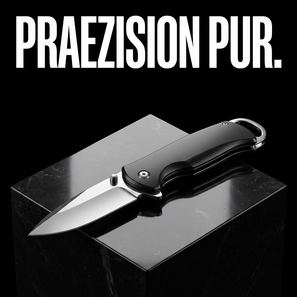 Klappbares Survival-Messer – PRAEZISION PUR.