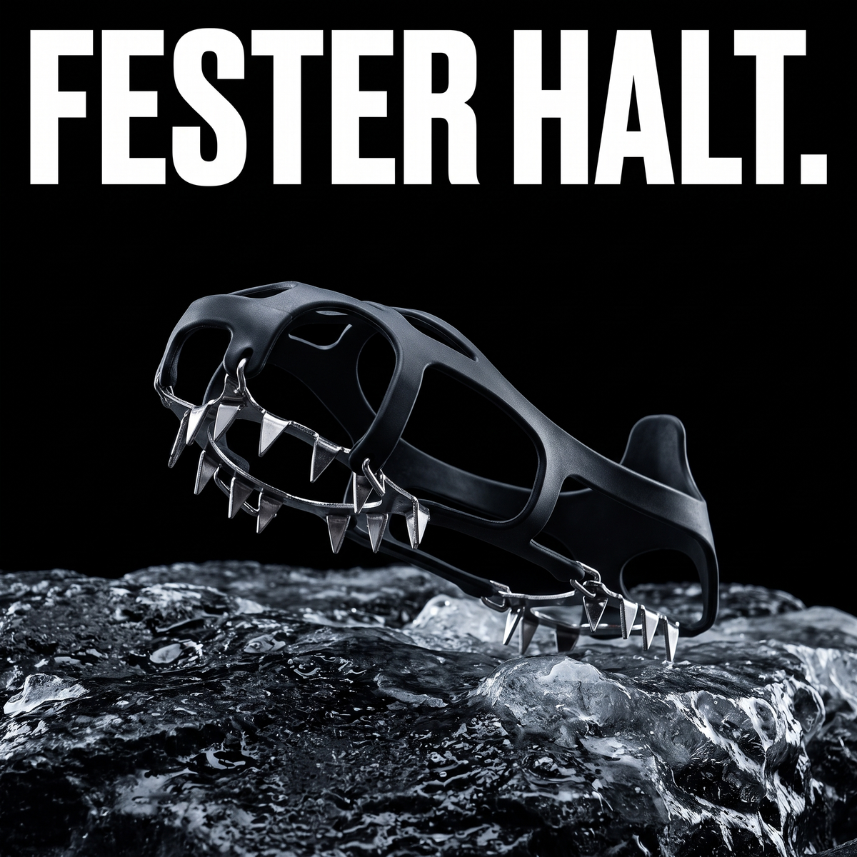 Schneekrallen mit 18 Zähnen – FESTER HALT.