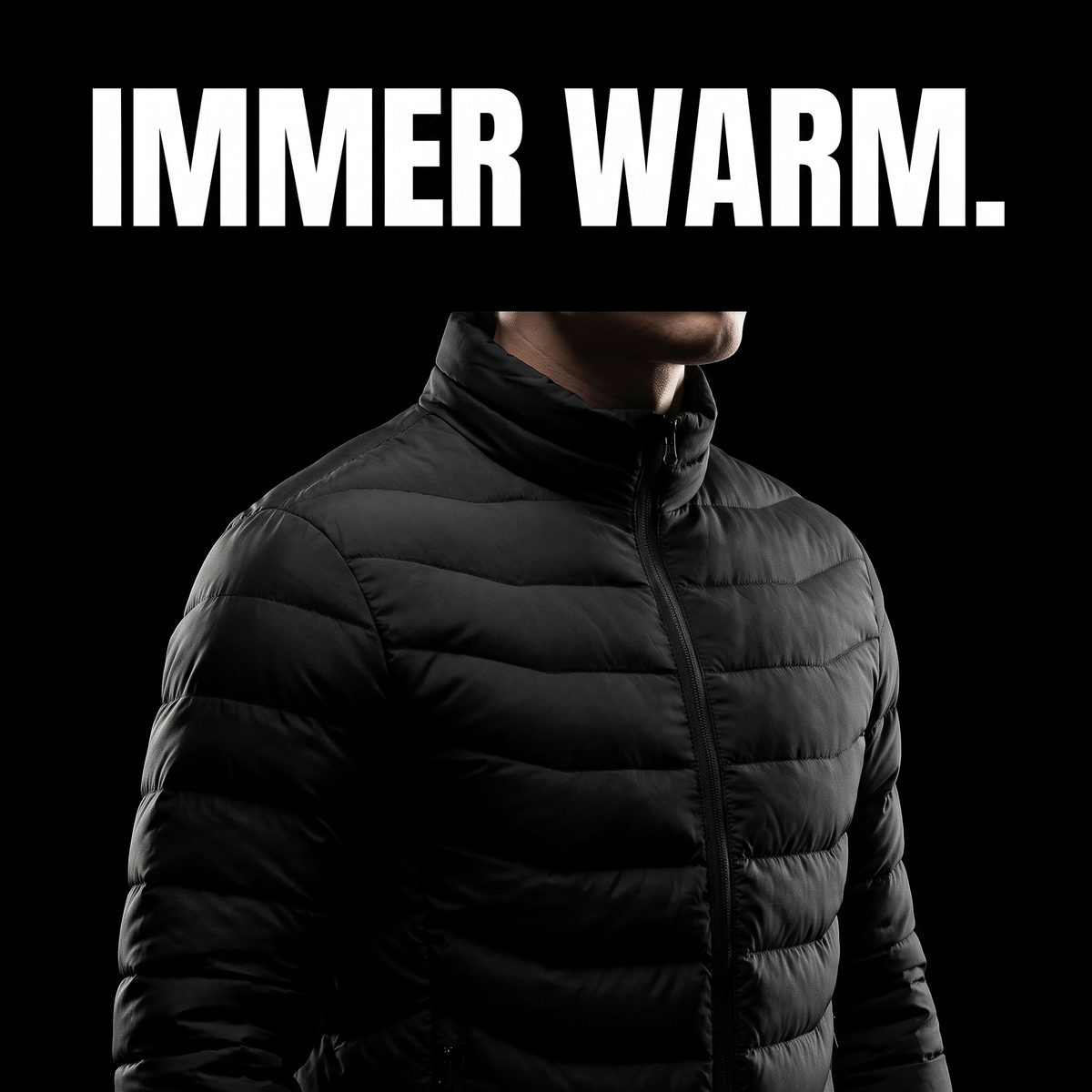 Beheizbare Daunenjacke mit Akku – IMMER WARM.
