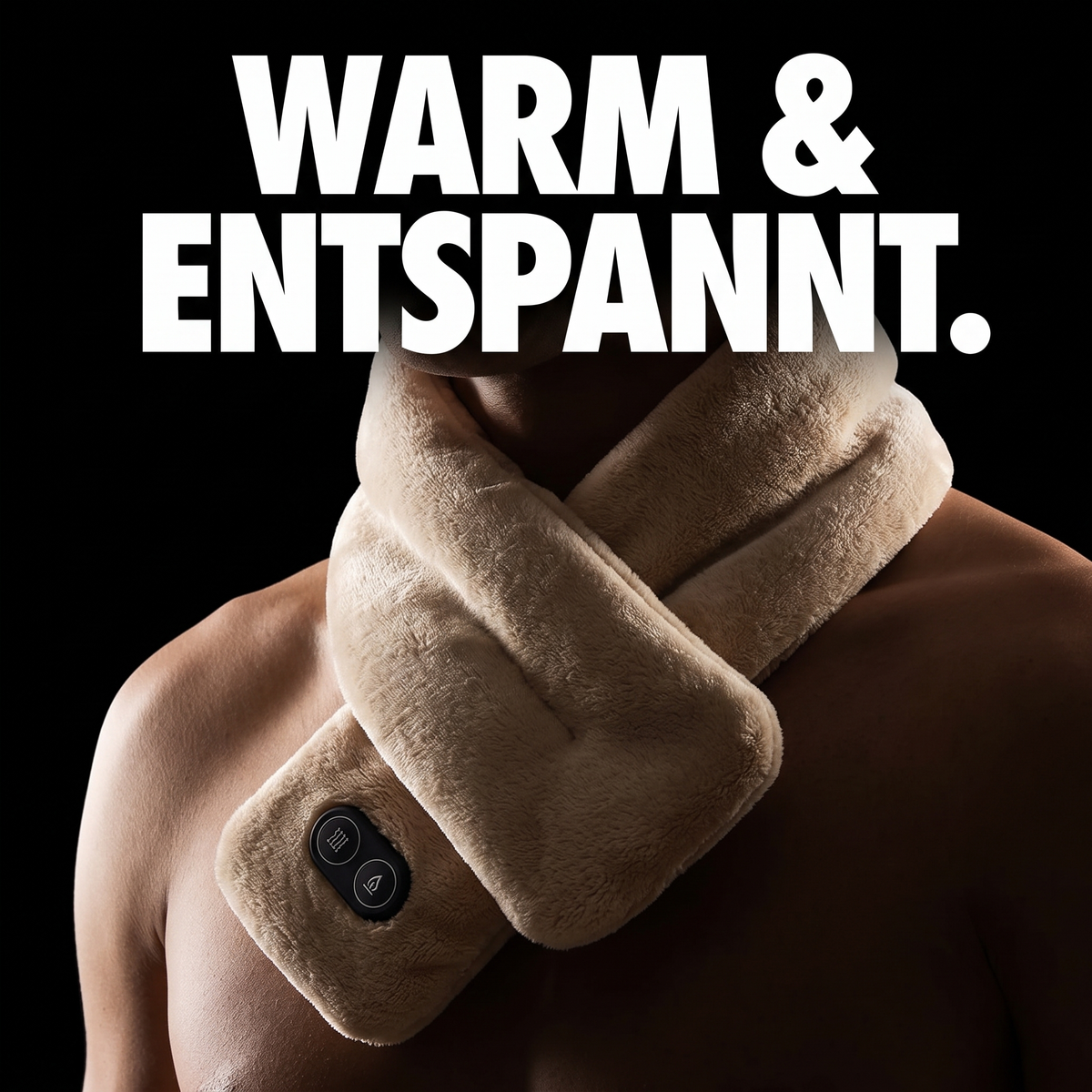 Beheizbarer Schal mit Massage – WARM & ENTSPANNT.