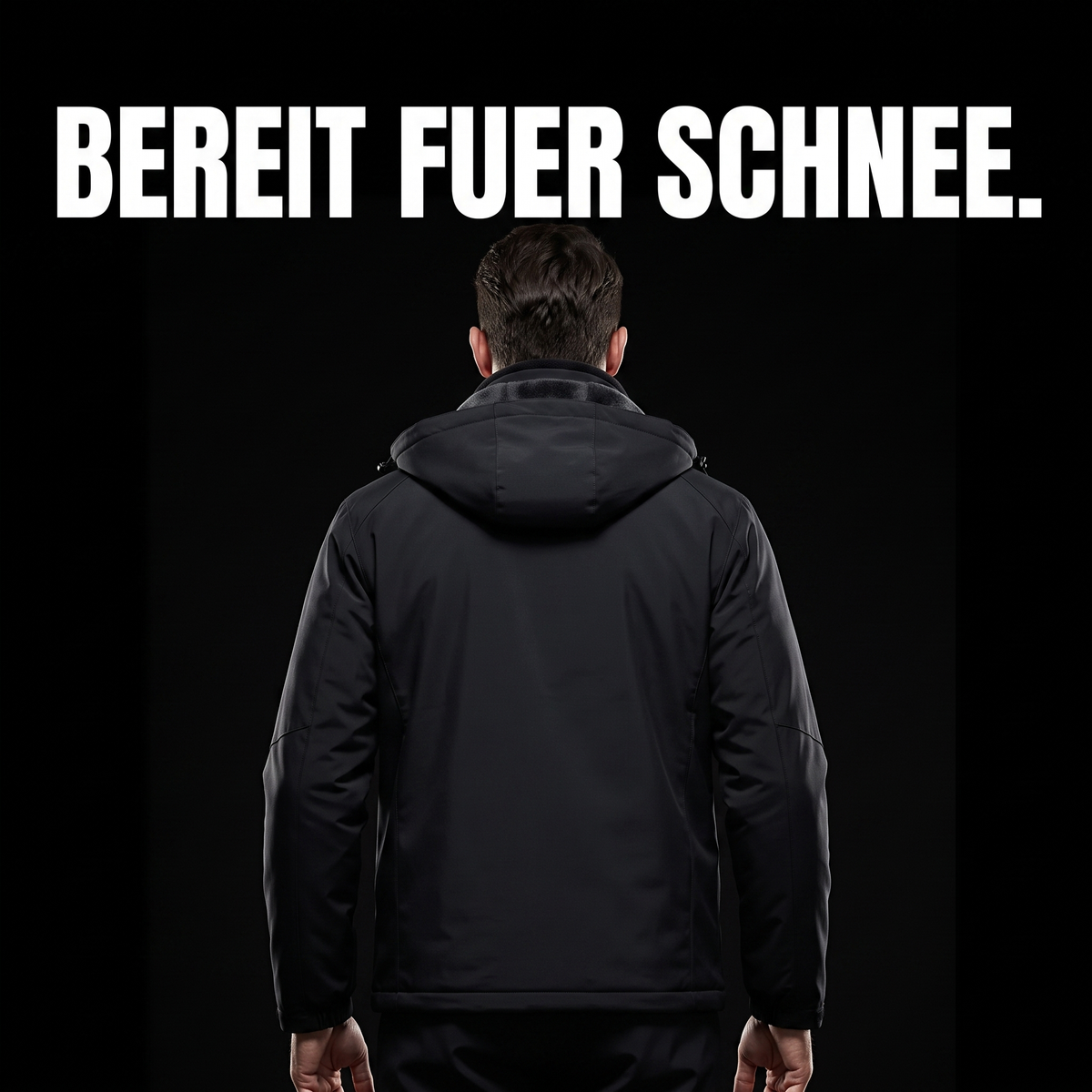 Herren-Skianzug warm gefüttert – BEREIT FUER SCHNEE.