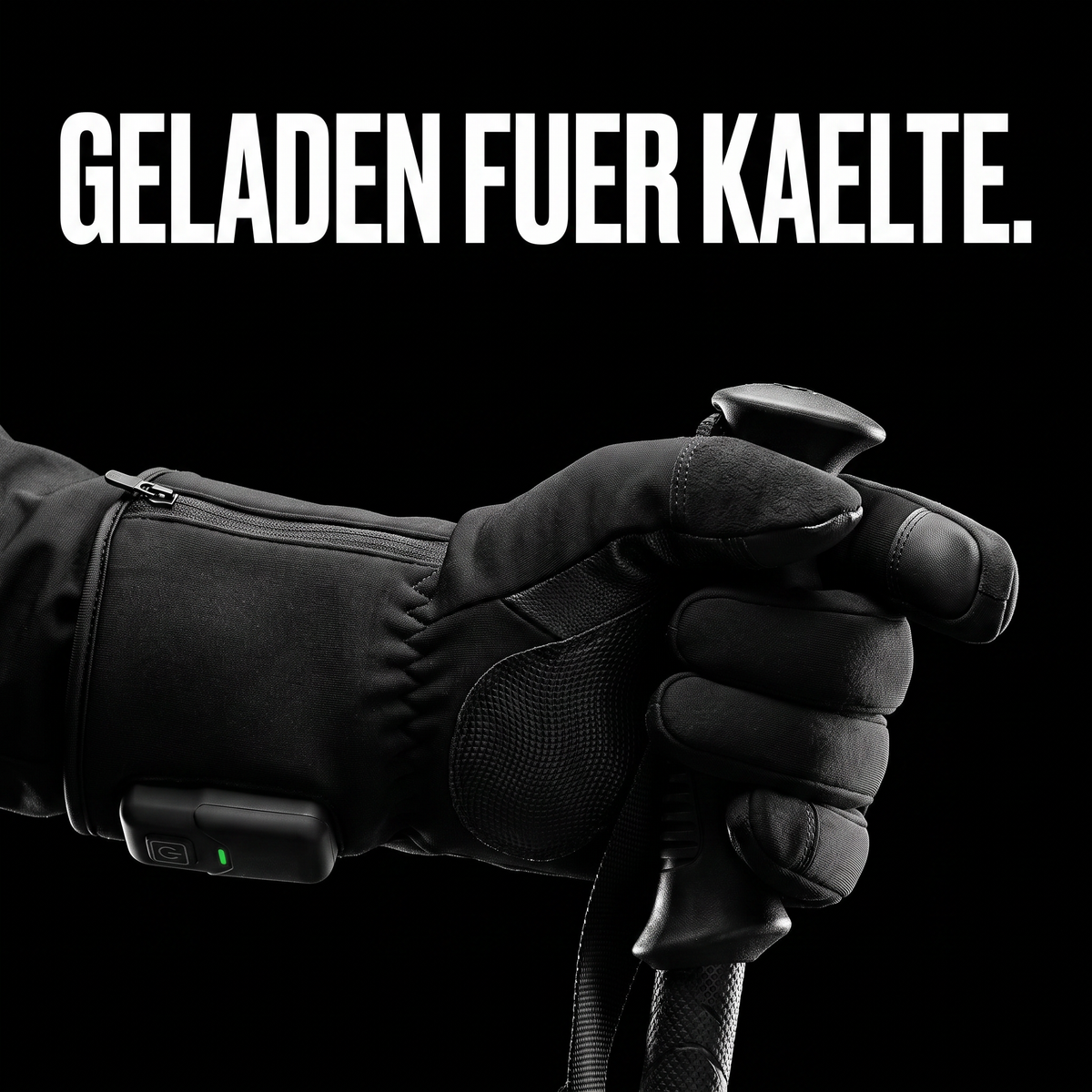 Beheizbare Handschuhe aufladbar – GELADEN FUER KAELTE.