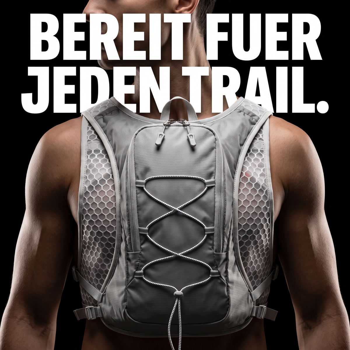 Unisex Trail-Laufweste – BEREIT FUER JEDEN TRAIL.