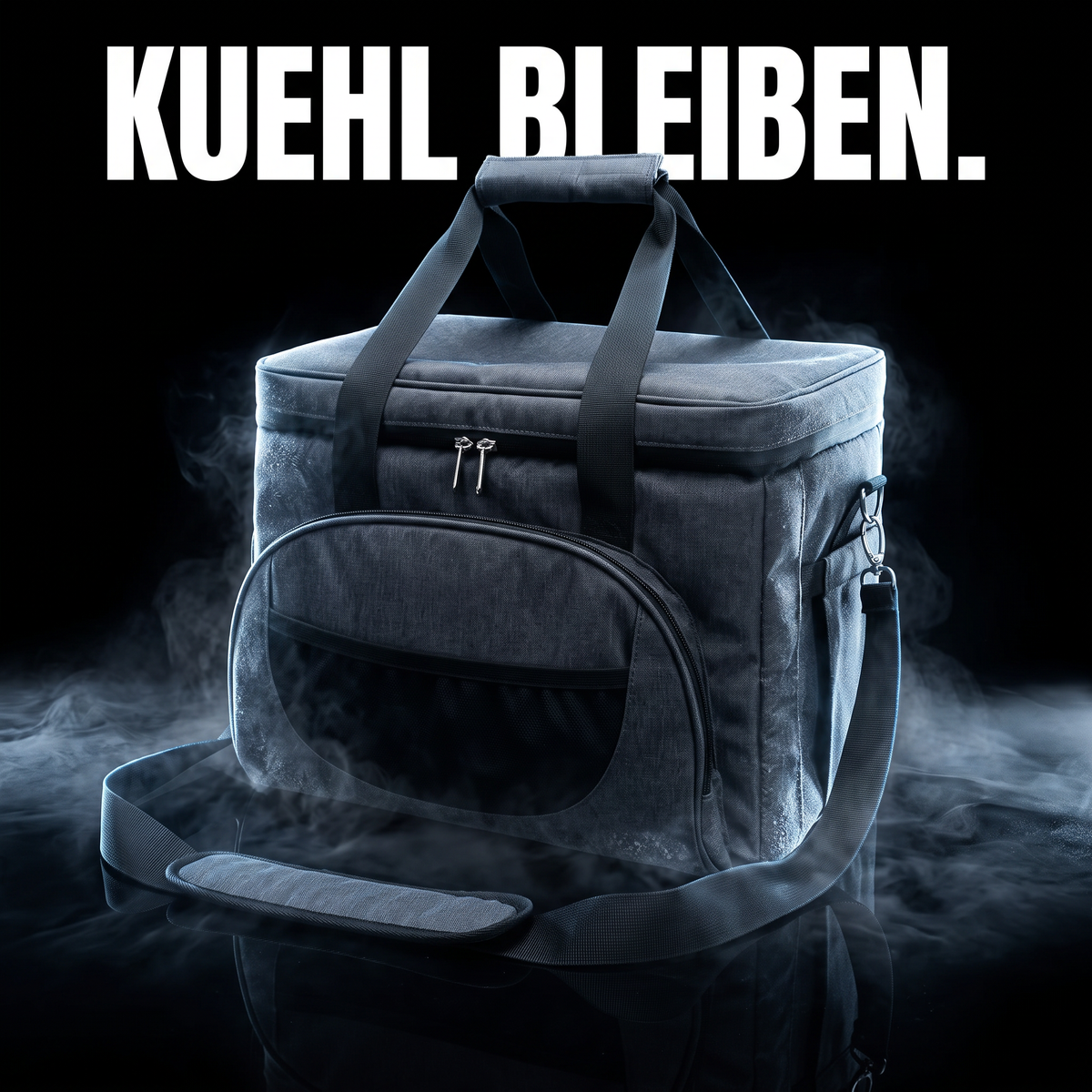 Große Kühltasche – KUEHL BLEIBEN.