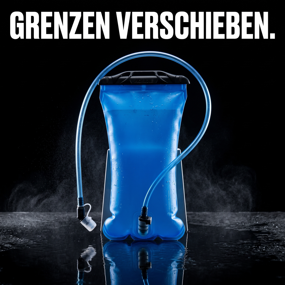 Trinkflasche für den Sport 2 L – GRENZEN VERSCHIEBEN.