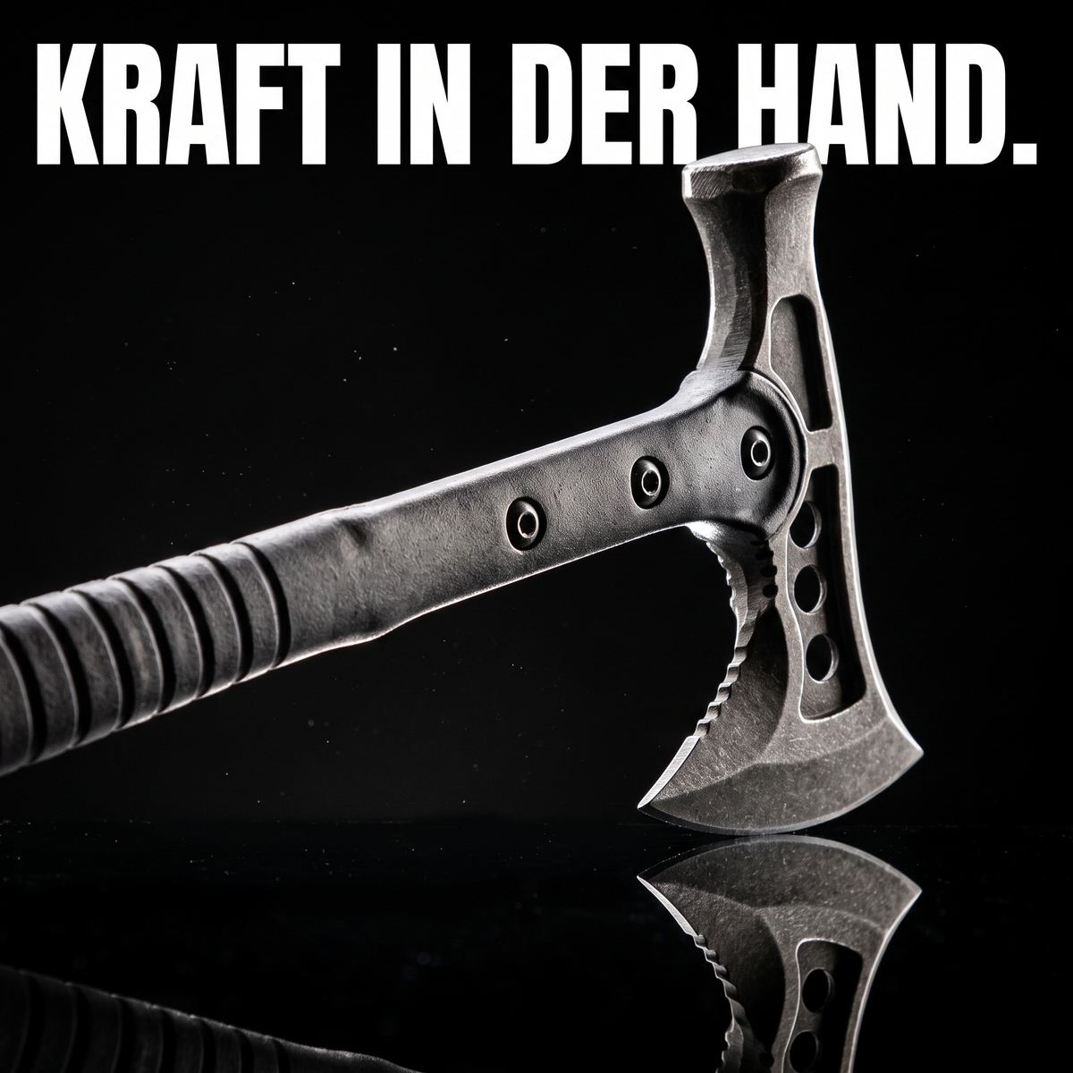 Camping-Survival-Axt Nylongriff – KRAFT IN DER HAND.