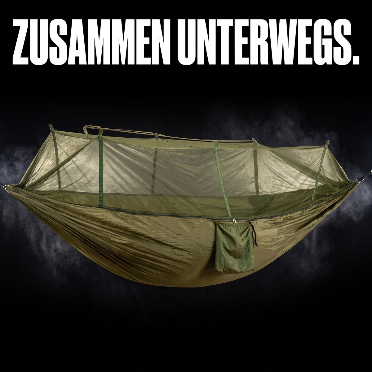 Trekking-Hängematte für 2 Personen – ZUSAMMEN UNTERWEGS.