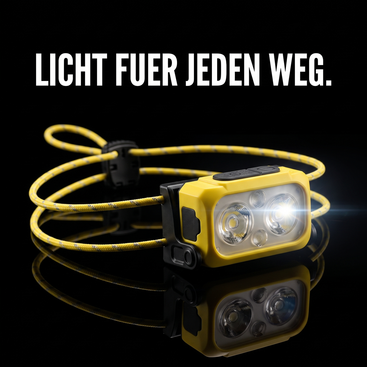 Stirnlampe fürs Wandern – Licht fuer jeden Weg.