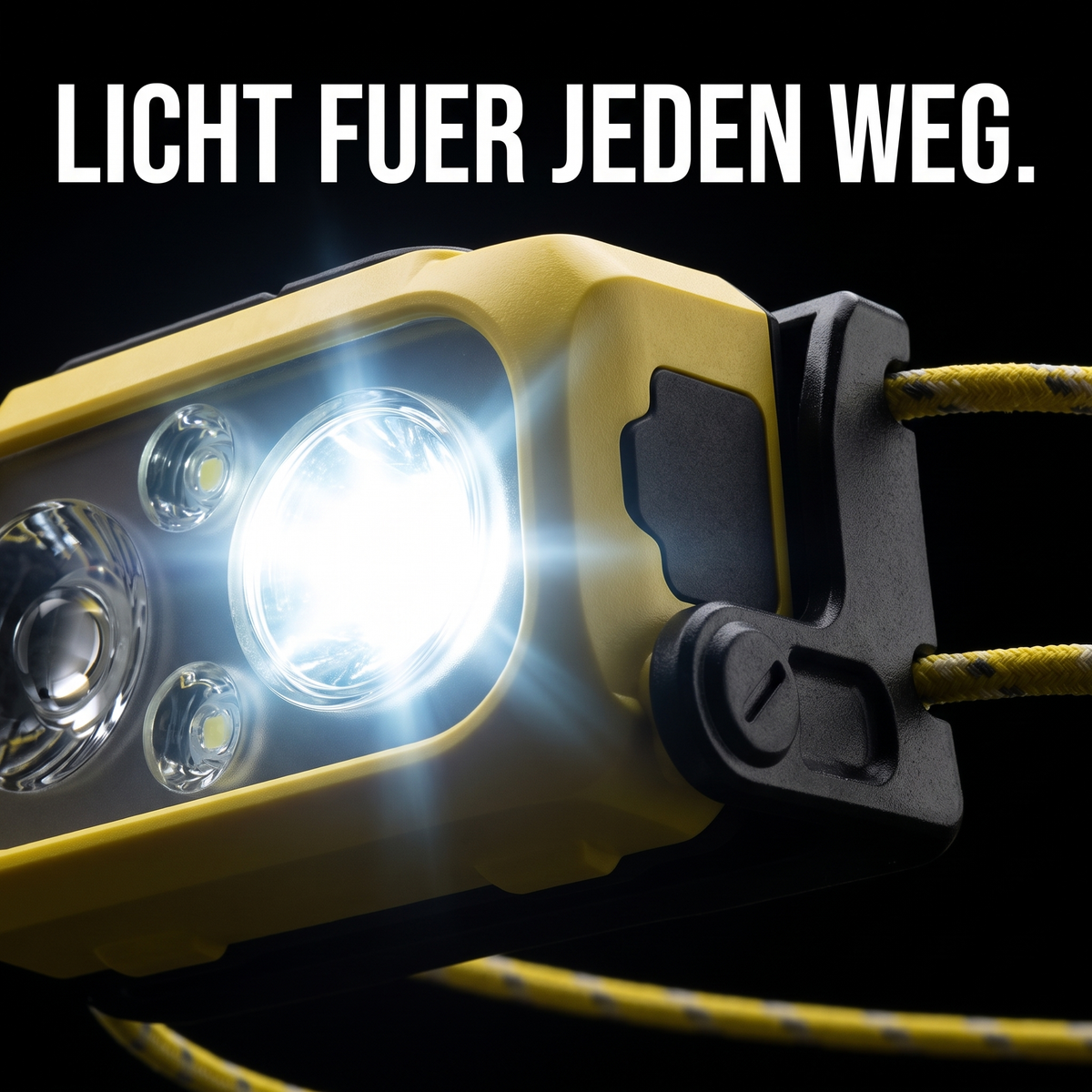 Stirnlampe fürs Wandern – Licht fuer jeden Weg.