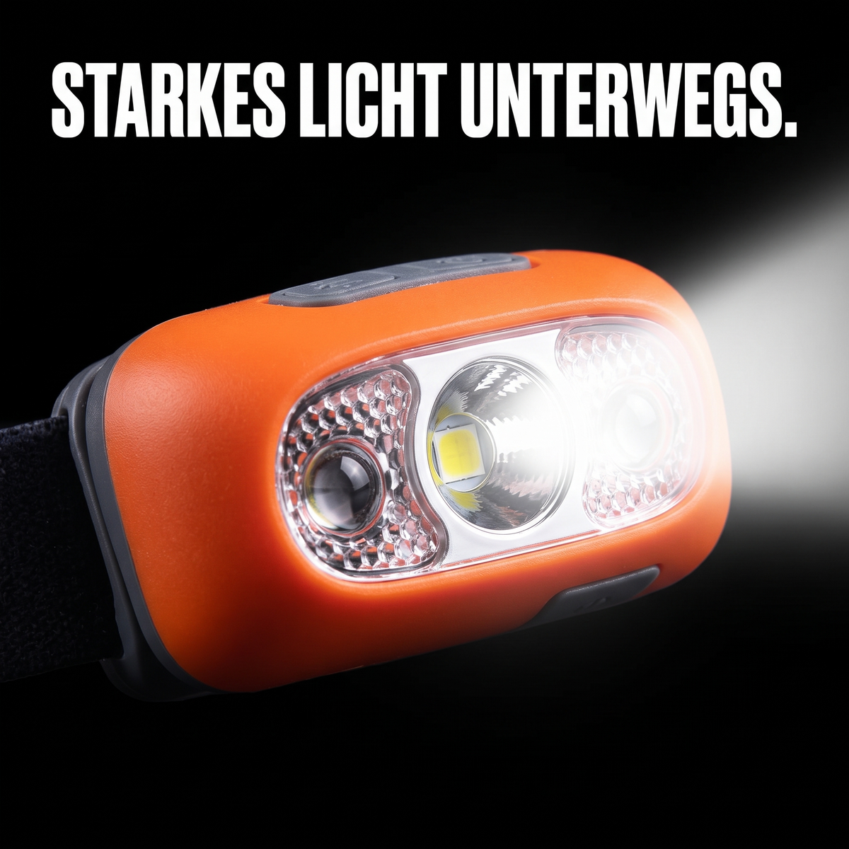 Starke Stirnlampe fürs Wandern – Starkes Licht unterwegs.