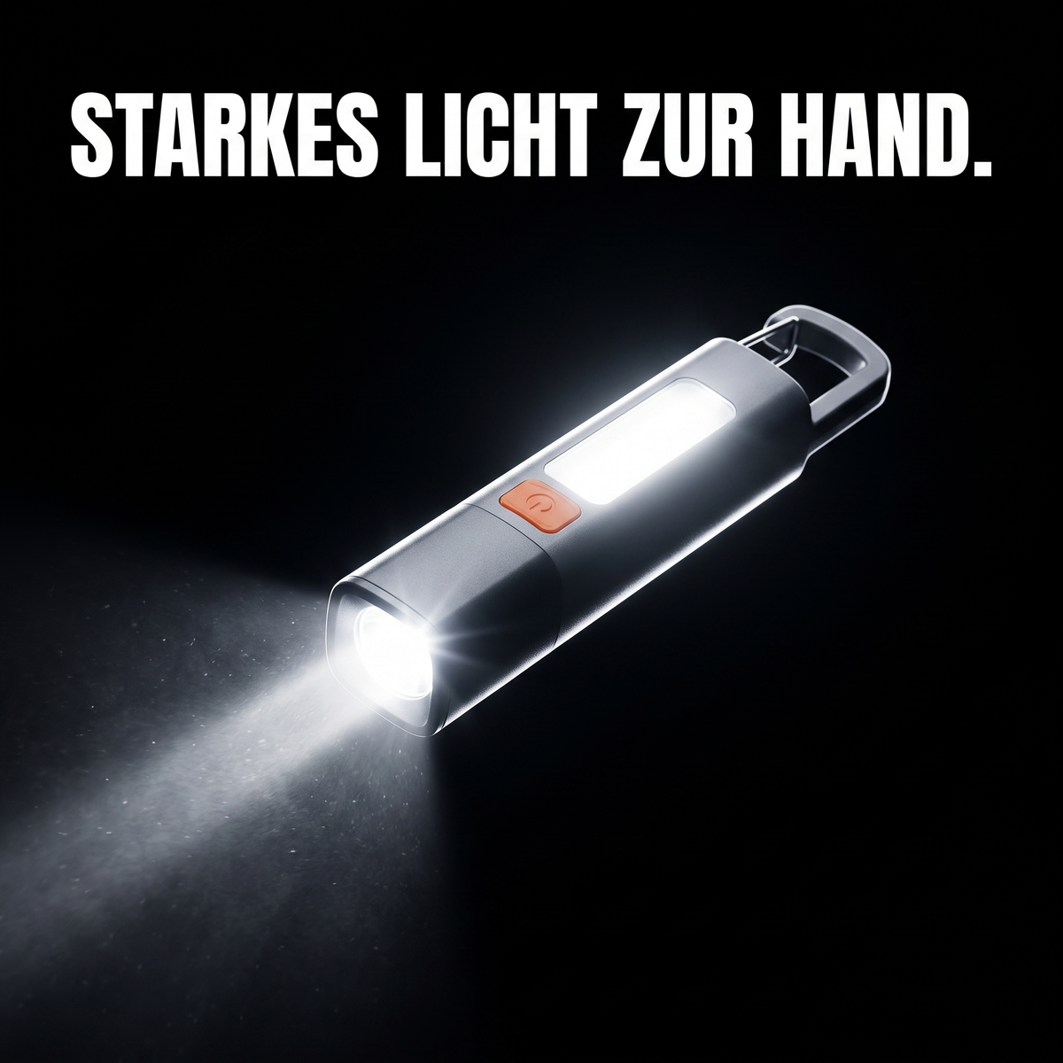 Aufladbare LED-Taschenlampe – Starkes Licht zur Hand.