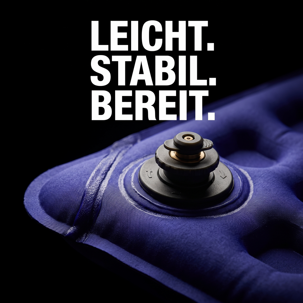 Aufblasbare Trekkingmatratze – LEICHT. STABIL. BEREIT.