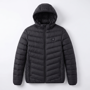 Beheizbare Daunenjacke mit Akku