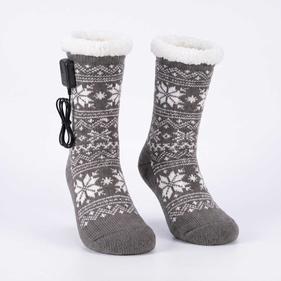 Beheizbare Fleecesocken mit Akku
