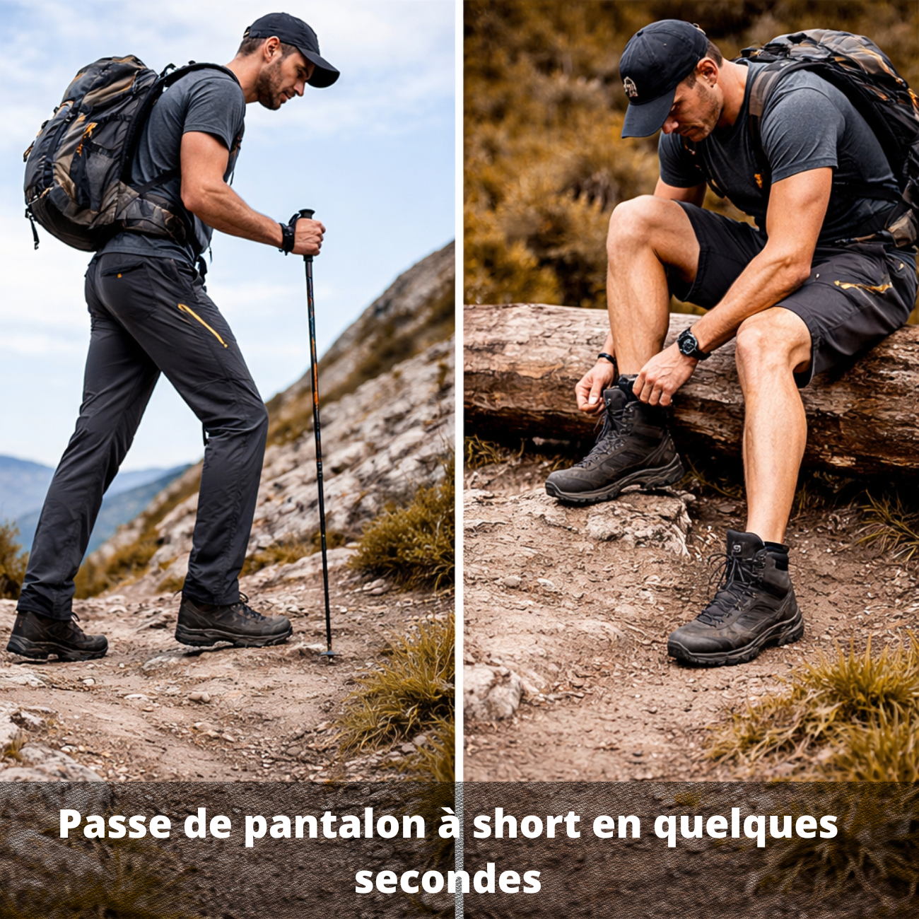 2-in-1 Trekkinghose