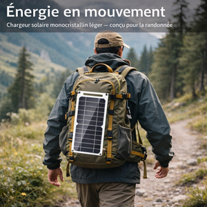 Tragbares Solarpanel mit USB