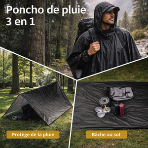 Multifunktions-Regenponcho 3-in-1