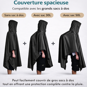 Multifunktions-Regenponcho 3-in-1