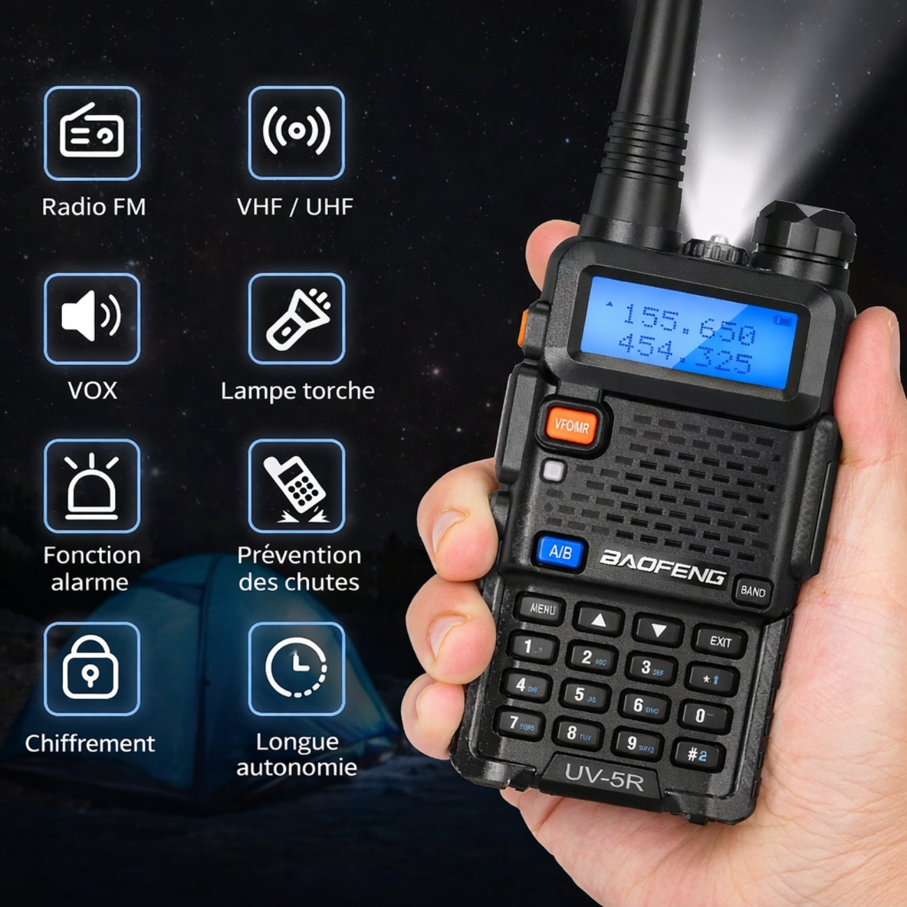 Profi-Funkgerät Dualband 8W