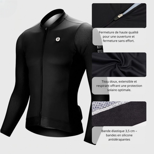 Radtrikot mit UV-Schutz 50+