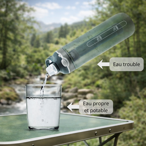 Wander-Trinkflasche mit Filter | Berggrat