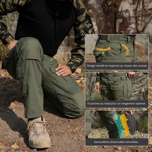 Taktische Camouflage-Trekkinghose