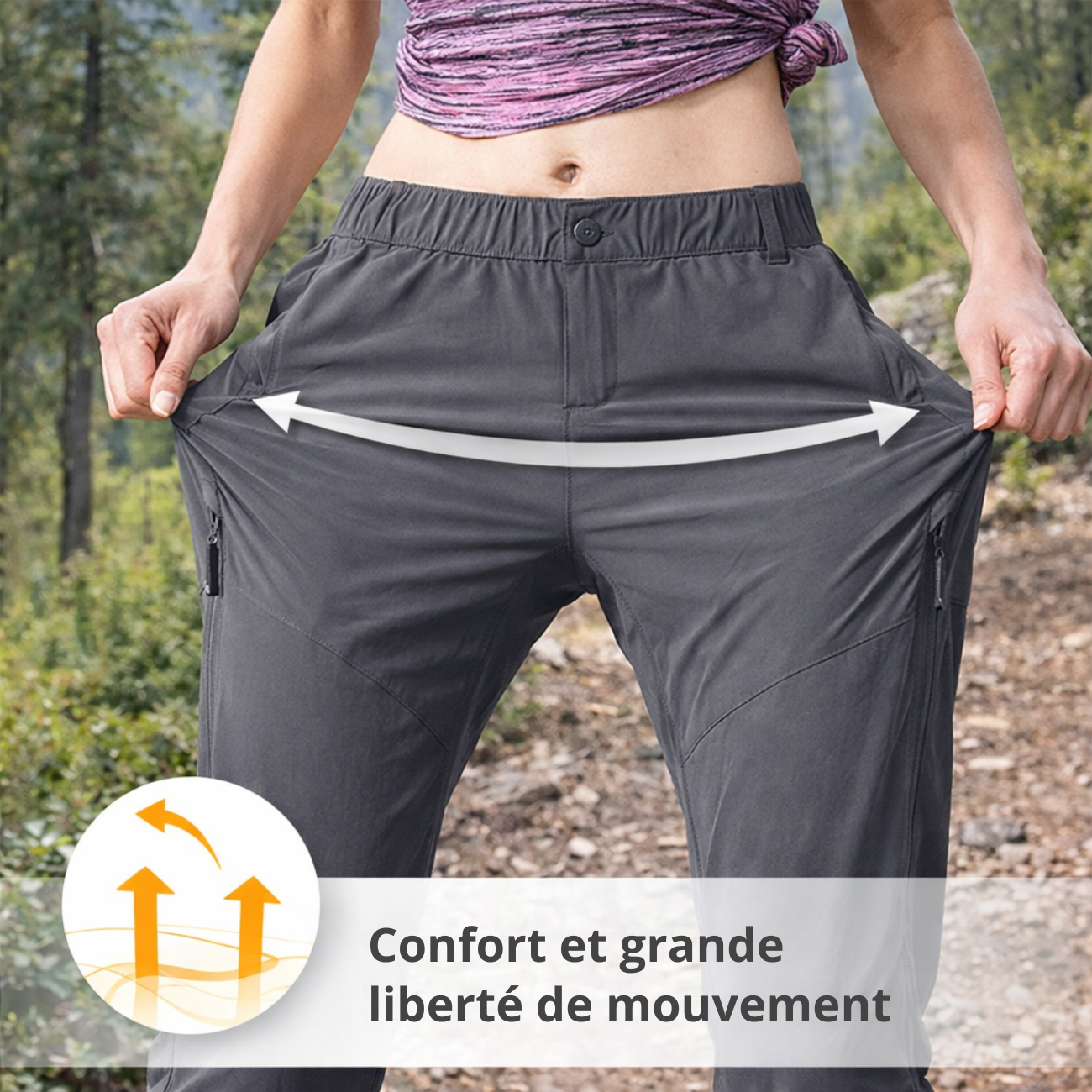 Atmungsaktive Wanderhose für Damen