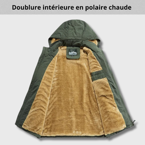 Wasserdichte Outdoor-Parka mit warmem Futter