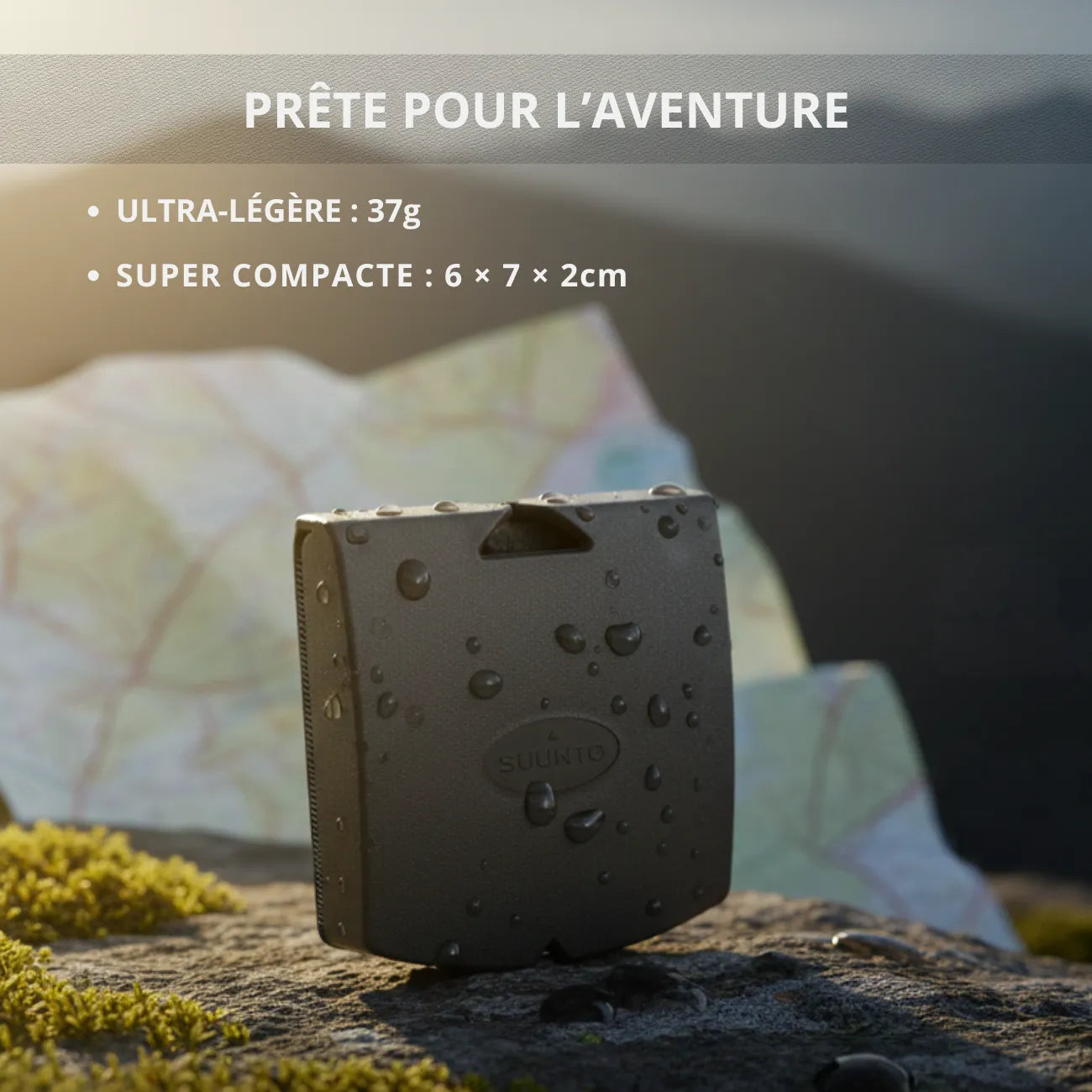 Profi-Wanderkompass mit Peilspiegel