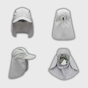 UV-Schutz-Cap mit Nackenschutz