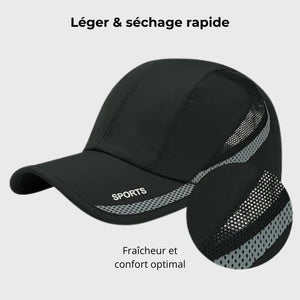 Sportcap für Herren mit Pferdeschwanz-Öffnung